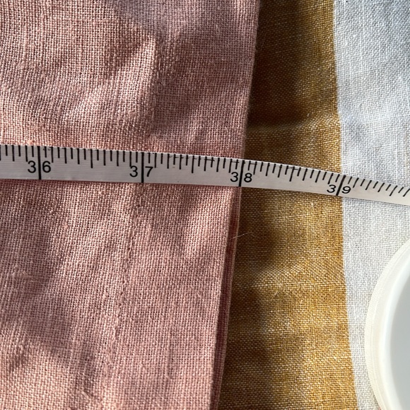 Man In The Studio (ordered from Etsy), handmade, peach linen frock - Picture 4 of 4
